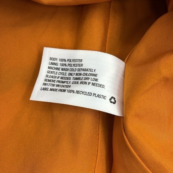 Phillip Lim Flare Skirt Womens Size 14 Orange Leopard Print Bold Animal Pattern - Picture 5 of 7